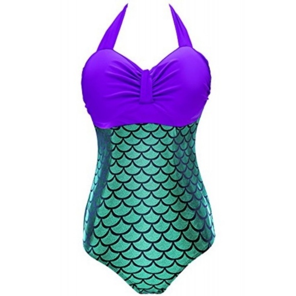 little mermaid plus size swimsuit